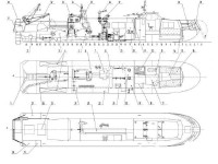 Пожарно-спасательный водометный катер КС-110-39